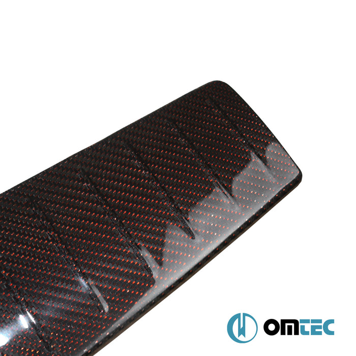 Pare chocs arrière - Seuil chromé en Fibre de Carbone (Rouge) - Mercedes-Benz Vito - VAN W447  - (2014-)