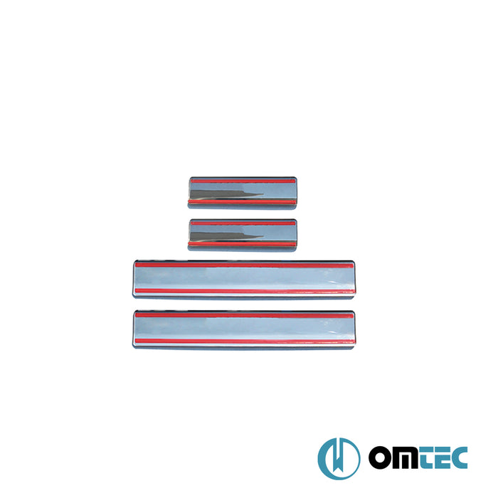 Line Door Sill 4 Pcs. S.Steel - Mitsubishi Lancer - SD VII  - (2007-2017)