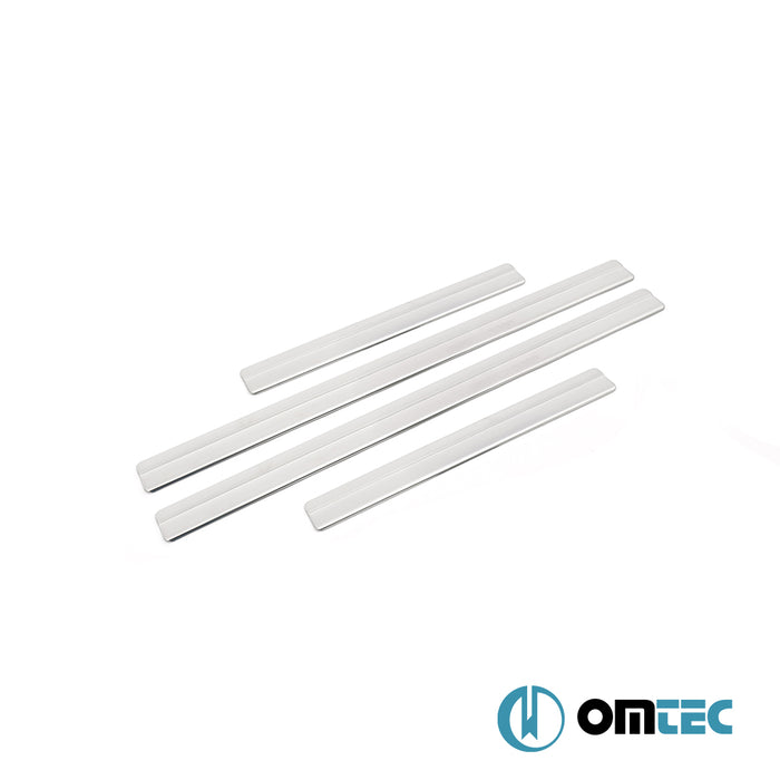 Line (Salomon) Door Sill Covers 4 Pcs. S.Steel - Nissan Navara - PK D40  - (2005-2015)