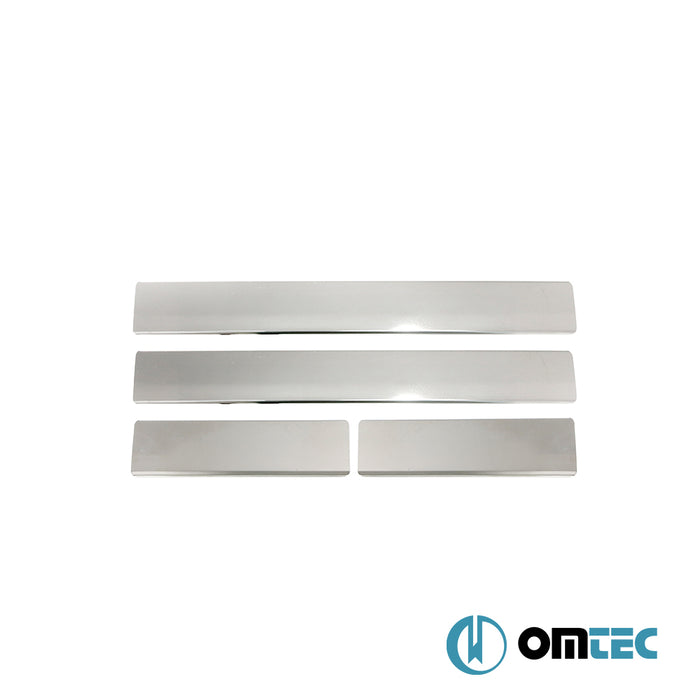 Norm Inner Door Sill Cover 4 Pcs. S. Steel - Nissan Navara - PK D40  - (2005-2015)