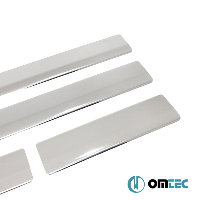 Norm Inner Door Sill Cover 4 Pcs. S. Steel - Nissan Navara - PK D40  - (2005-2015)