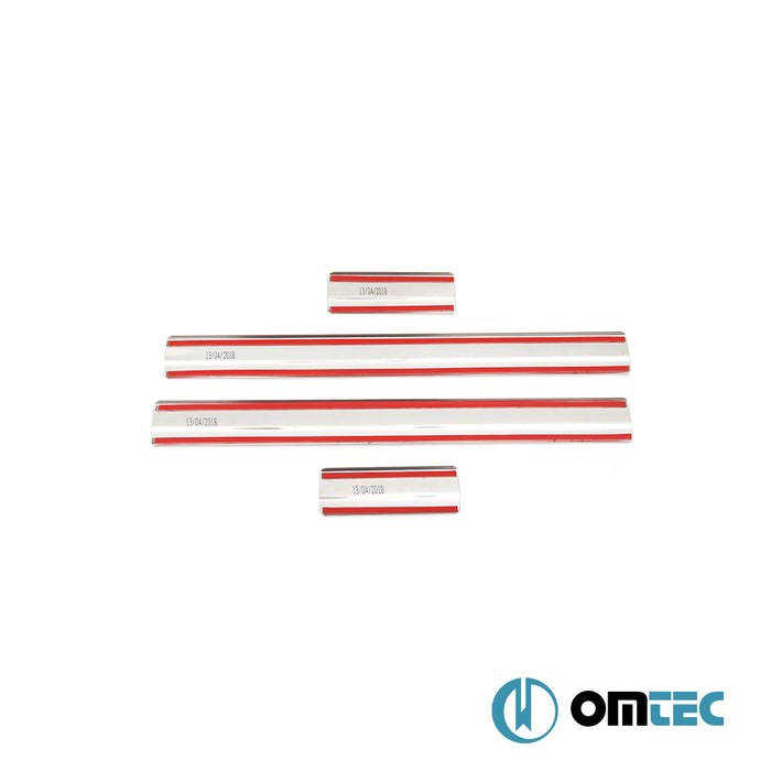 Pilot One Edition Kapı Eşiği 4 Prç. P.Çelik - Nissan Qashqai - SUV J11  - (2014-2021)