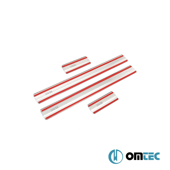 Pilot One Edition Kapı Eşiği 4 Prç. P.Çelik - Nissan Qashqai - SUV J11  - (2014-2021)