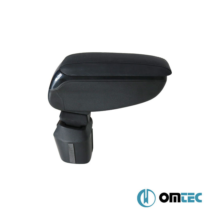 Armrest Box V2 (Leatherette+Sliding+ABS Adapter) Black - Nissan Juke - SUV F15 - (2011 - 2019)