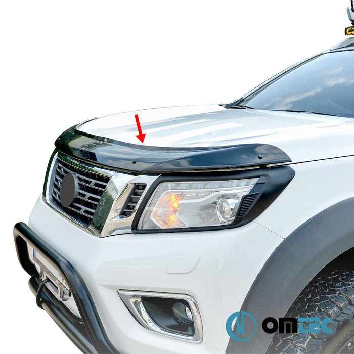 Kaput Rüzgarlığı (Siyah) ABS - Nissan Navara - PK D23 PRE-FL - (2015 - 2020)