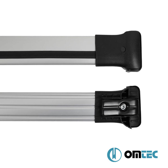 Barres De Toit Transversales (Elegance) Gris 2 Pcs. Alu. (Compatible avec les BT Longitudinales Elegance) - Renault Kangoo - MVN XFK  - (2021-)