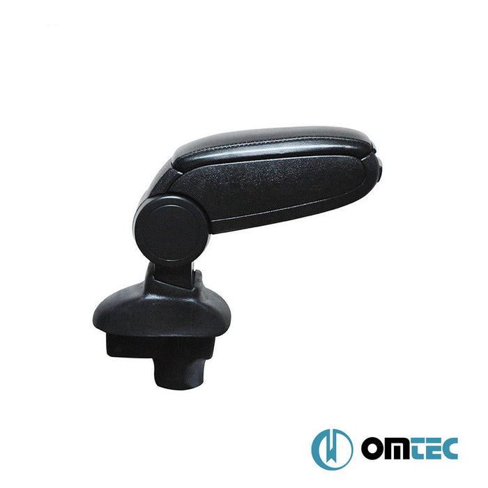 Armrest Box V1 (Leatherette+ABS Adapter) Black - Opel Corsa - HB 3D S07  - (2006-2015)