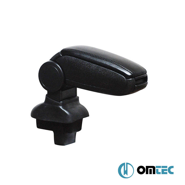 Armrest Box V1 (Leatherette+ABS Adapter) Black - Opel Corsa - HB 3D S07  - (2006-2015)
