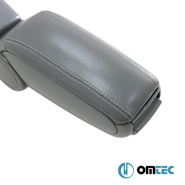 Armrest Box V1 (Leatherette+ABS Adapter) Gray - Opel Astra - HB 5D P10 - (2010 - 2015)