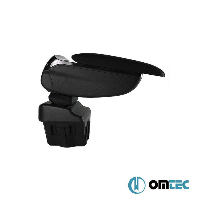 Armrest Box V2 (Leatherette+Sliding+ABS Adapter) Black - Opel Astra - HB 5D P10 - (2010 - 2015)