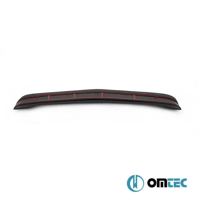 Rear Bumper Sill Cover (ABS Acrylic-Gloss Black) - Opel Astra - SD P10 FL - (2012 - 2015)