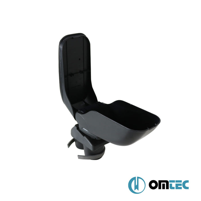 Armrest Box (Leatherette+Sliding+ABS Adapter) Black - Opel Corsa - HB 5D X15 - (2015 - 2019)