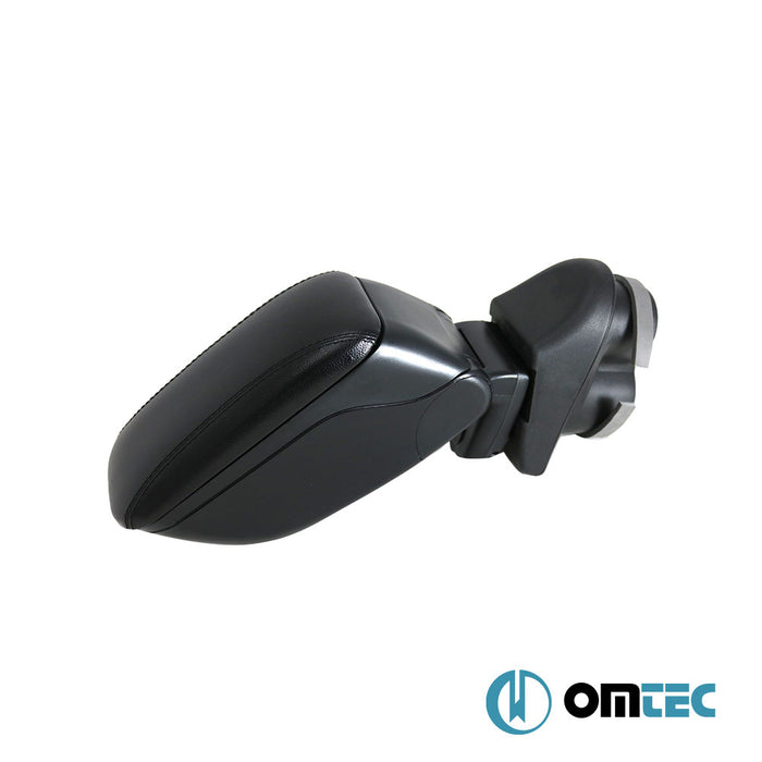 Accoudoir (Cuir Artificiel+Couvercle Coulissant+Support en ABS) Noir - Opel Corsa - HB 3D X15 - (2015 - 2019)