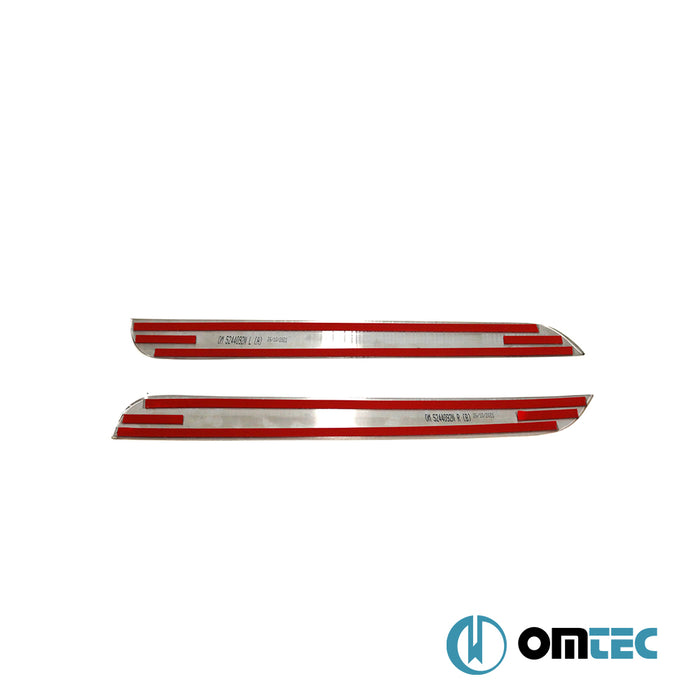 Norm Kapı Eşiği 2 Prç. P.Çelik - Opel Crossland X - SUV I  - (2017-2021)