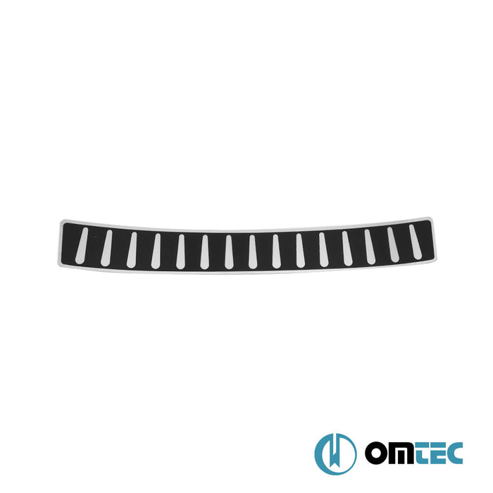 Pare chocs arrière - Seuil chromé en inox (Feuille de Carbone) - Opel Corsa - HB 5D G2J0 FL - (2023-)