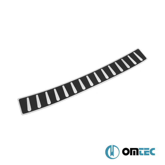 Pare chocs arrière - Seuil chromé en inox (Feuille de Carbone) - Opel Corsa - HB 5D G2J0 FL - (2023-)