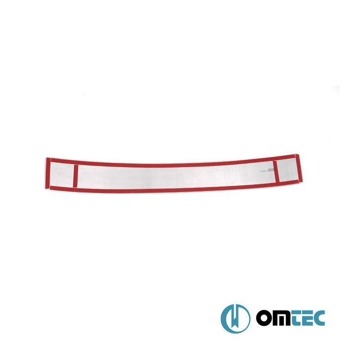 Pare chocs arrière - Seuil chromé en inox (Feuille de Carbone) - Opel Corsa - HB 5D G2J0 FL - (2023-)