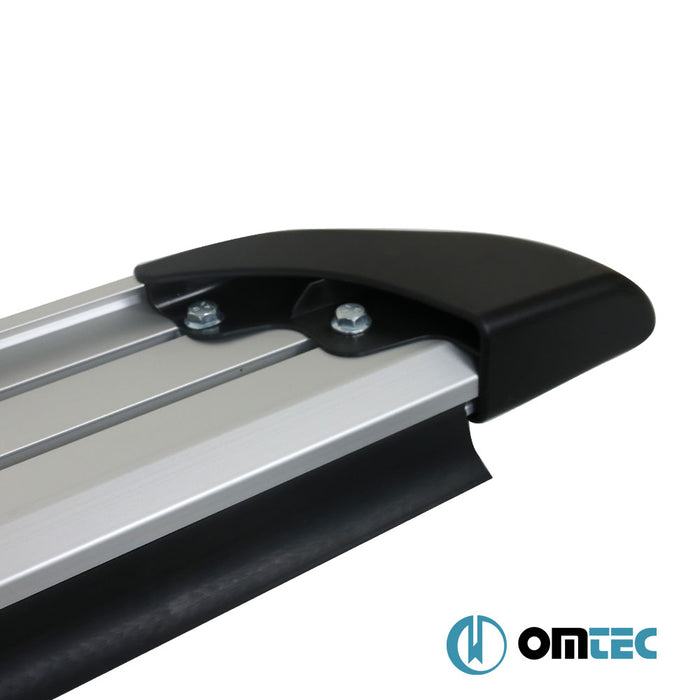 Marchepied Latéral (FABA-Gris) 2 Pcs. - Opel Mokka E - SUV I  - (2020-)