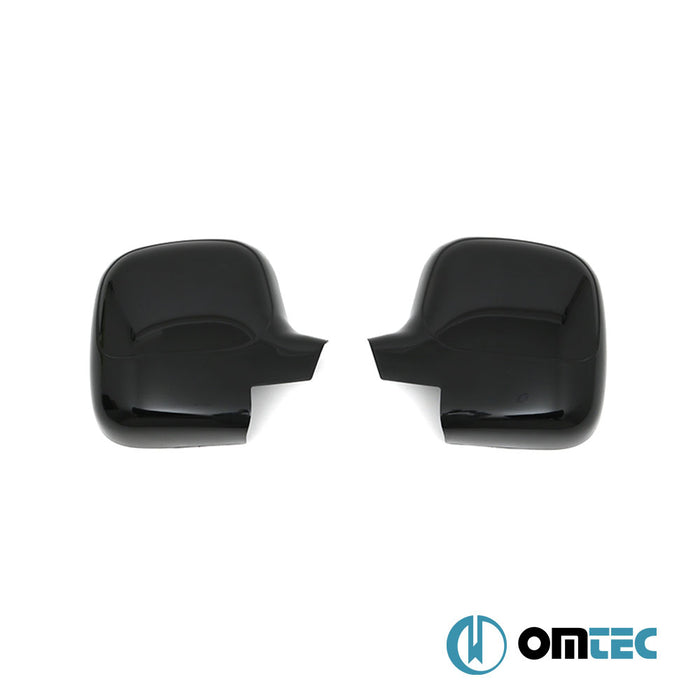 Mirror Cover 2 Pcs. ABS Piano Black - Citroën Berlingo - MVN M*** - (1996 - 2008)