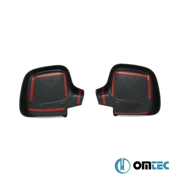 Mirror Cover 2 Pcs. ABS Piano Black - Citroën Berlingo - MVN M*** - (1996 - 2008)