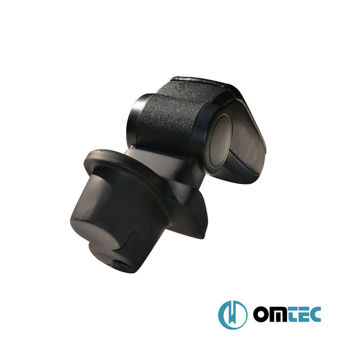 Accoudoir V1 (Cuir Artificiel+Support en ABS) Noir - Peugeot 207 Cc - CV I  - (2006-2012)