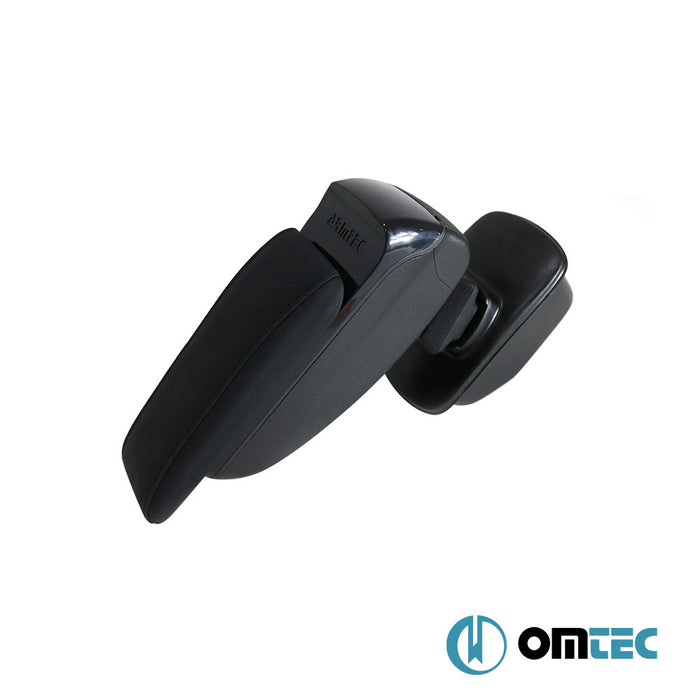 Armrest Box V2 (Leatherette+Sliding+Vacuum Adapter) Black - Peugeot 308 - HB 5D T7 - (2008 - 2014)