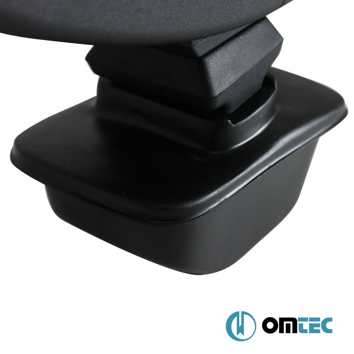 Armrest Box V2 (Leatherette+Sliding+Vacuum Adapter) Black - Peugeot 308 - HB 5D T7 - (2008 - 2014)