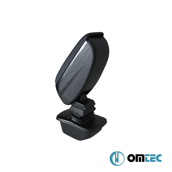 Accoudoir (Cuir Artificiel+Couvercle Coulissant+Support en ABS) Noir - Peugeot 308 - HB 3D T7  - (2008-2014)