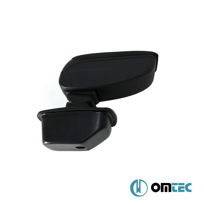 Armrest Box (Leatherette+Sliding+ABS Adapter) Black - Peugeot 308 - SD T7  - (2008-2014)
