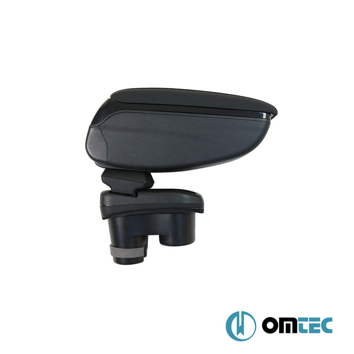 Armrest Box V2 (Leatherette+Sliding+ABS Adapter) Black - Peugeot 301 - SD I - (2013 - )