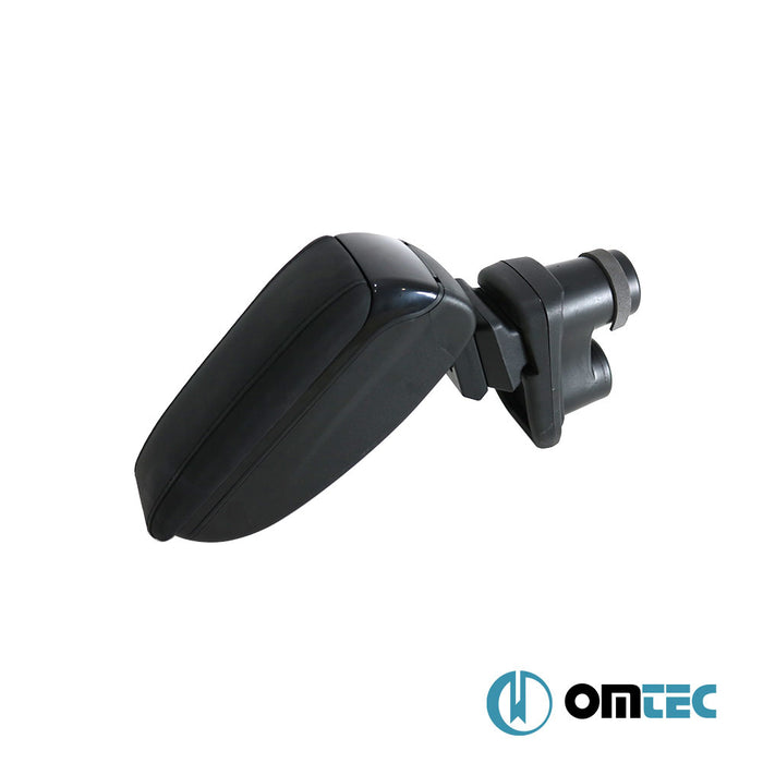 Armrest Box V2 (Leatherette+Sliding+ABS Adapter) Black - Citroën C-Elysee - SD - (2012 - )