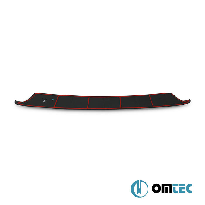 Rear Bumper Sill Cover (ABS Acrylic-Gloss Black) - Peugeot Partner Tepee - MVN B9 - (2008 - 2018)