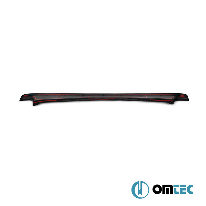 Rear Bumper Sill Cover (ABS-Black) - Citroën Berlingo - MVN B9 - (2008 - 2018)