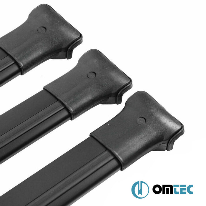 Barres De Toit Transversales (Elegance) Noir 3 Pcs. Alu. - Toyota Proace - VAN II  - (2017-)