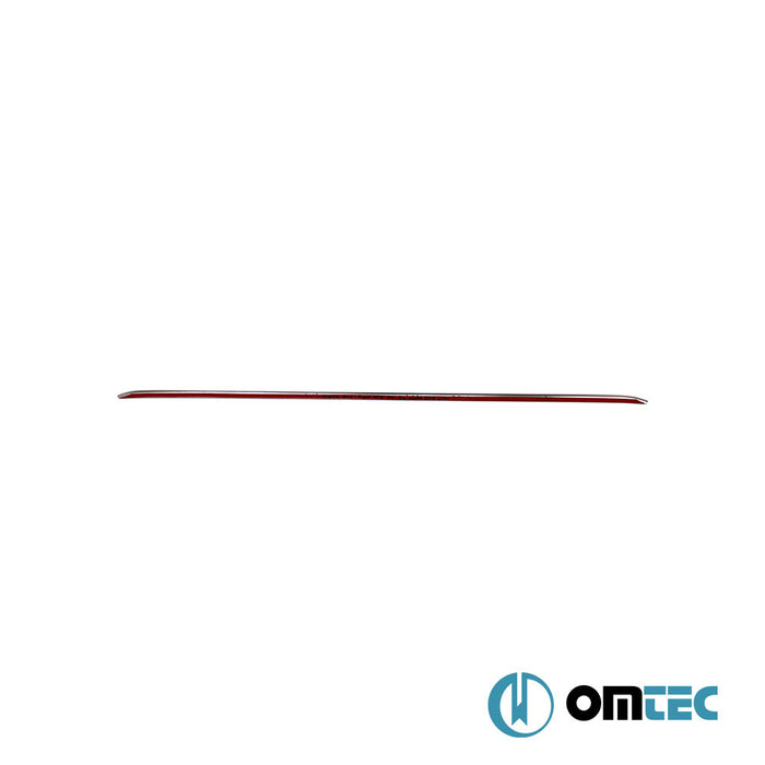 Pare chocs arrière: Diffuseur - Baguette chromée en inox (Brillant)  - Opel Combo - MVN V  - (2019-)