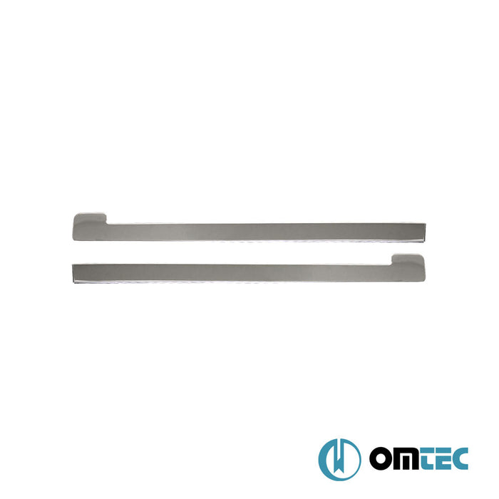 Sliding Door Streamer 2 Pcs. S.Steel (Gloss)  - Citroën Berlingo - MVN K9  - (2019-)