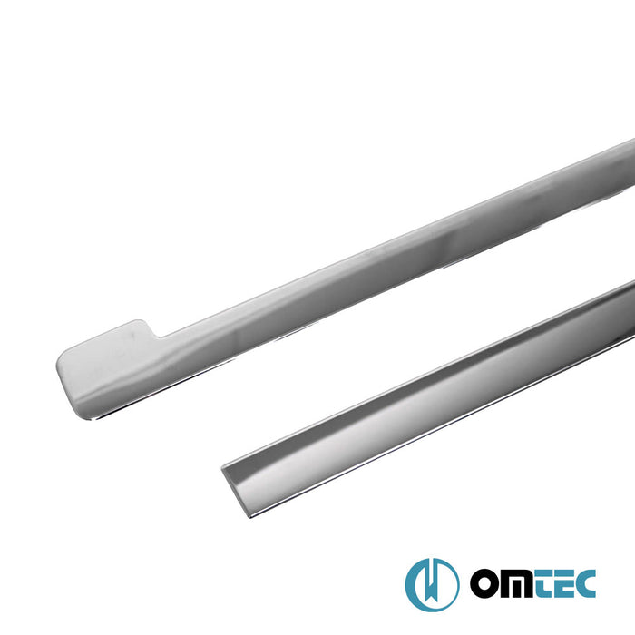 Sliding Door Streamer 2 Pcs. S.Steel (Gloss)  - Opel Combo - MVN V  - (2019-)