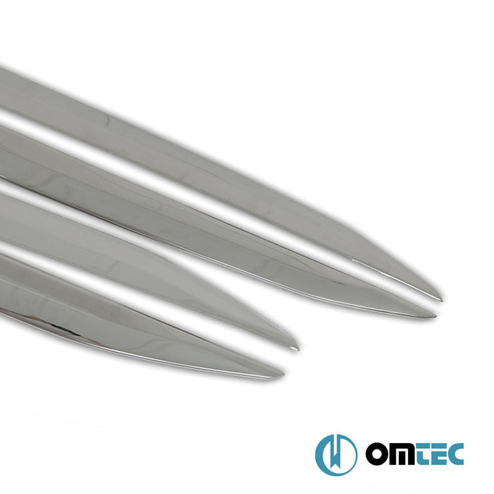 Side Door Streamer 4 Pcs. S.Steel (Gloss)  - Peugeot E-2008 - SUV P24  - (2023-)