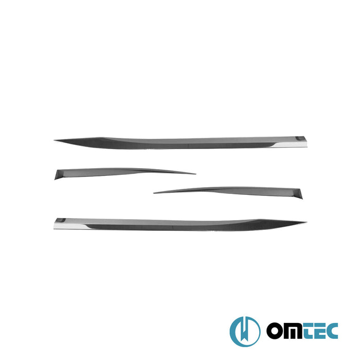 Yan Kapı Çıtası 4 Prç. P.Çelik (Siyah) - Peugeot E-2008 - SUV P24  - (2023-)