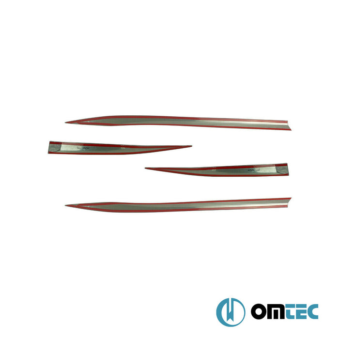 Yan Kapı Çıtası 4 Prç. P.Çelik (Siyah) - Peugeot E-2008 - SUV P24  - (2023-)