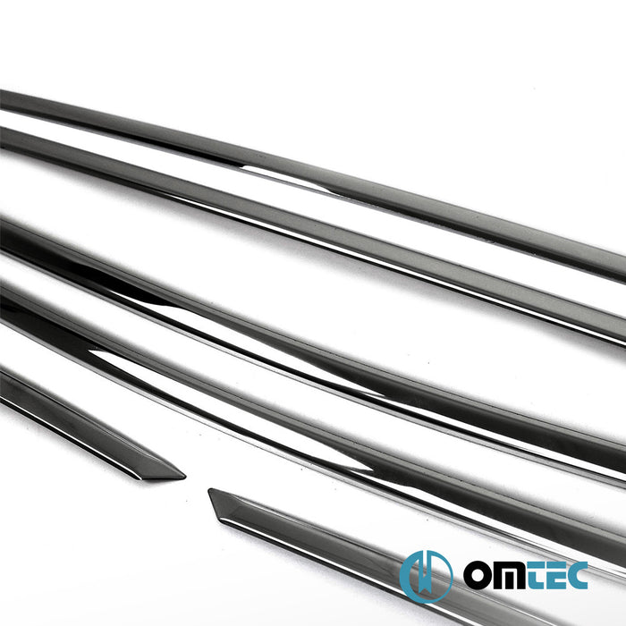 Cam Çıtası 6 Prç. P.Çelik (Siyah) - Peugeot E-2008 - SUV P24  - (2023-)