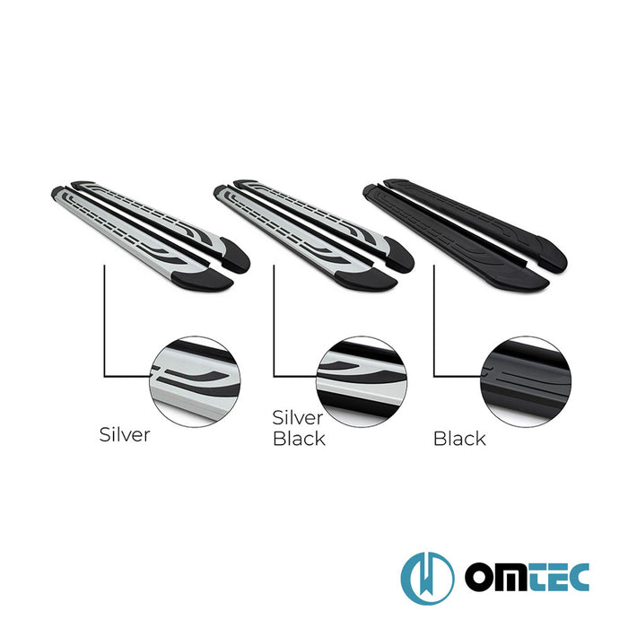 Side Step (FABA-Black) 2 Pcs. - Peugeot E-3008 - SUV P64  - (2024-)