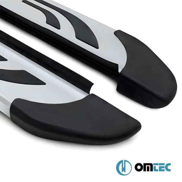 Side Step (FABA-Silver) 2 Pcs. - Peugeot E-5008 - SUV P67  - (2024-)