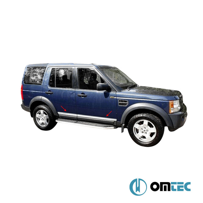 Side Door Streamer 4 Pcs. S.Steel (Gloss)  - Dfsk Fengon 500 - SUV I  - (2020-)