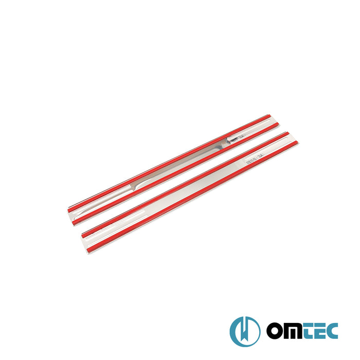 Door Sill Cover (Exclusive) 2 Pcs.S.Steel - Renault Clio - HB 5D BB  - (1999-2006)