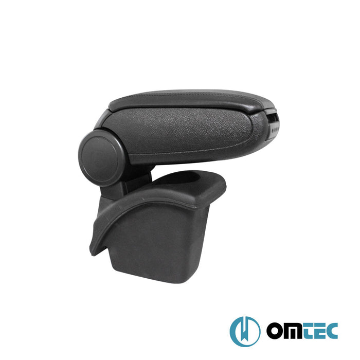 Armrest Box V1 (Leatherette+ABS Adapter) Black - Renault Megane - HB 3D II  - (2002-2009)