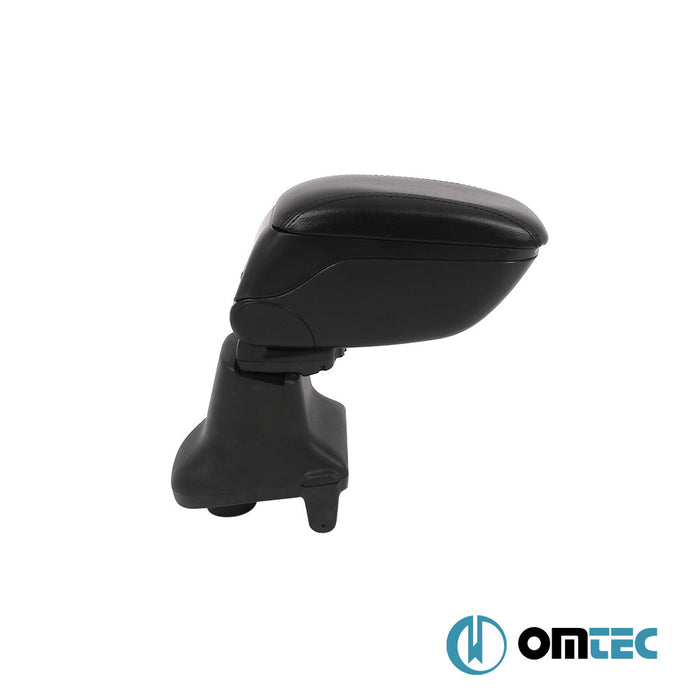 Armrest Box (Leatherette+Sliding+ABS Adapter) Black - Renault Fluence - SD I - (2010 - 2015)