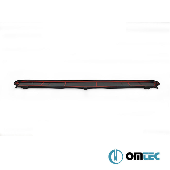 Rear Bumper Sill Cover (ABS Acrylic-Gloss Black) - Renault Trafic - VAN X83 - (2001 - 2014)