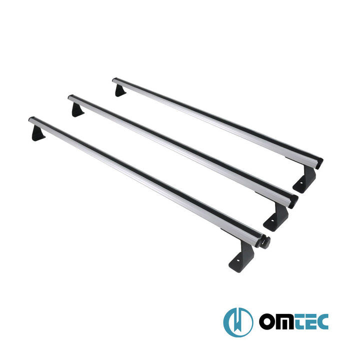 Heavy Duty BoldBar Ara Atkı 3 Prç. (Gri) Alu. L1/L2 - Opel Vivaro - VAN X83 - (2001 - 2014)