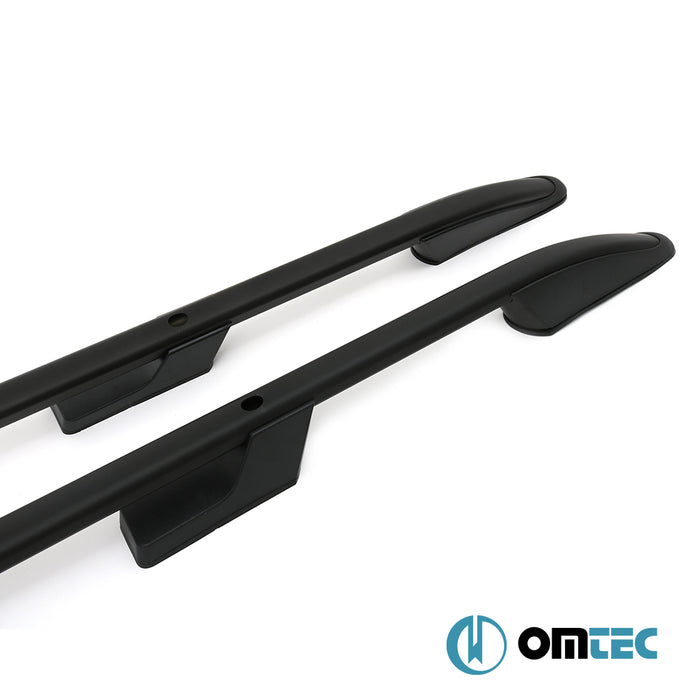 Roof Rail Sport (Black-L1-TR. Ver.) 2 Pcs. Alu. - Renault Trafic - VAN X83  - (2001-2014)